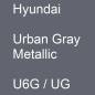 Preview: Hyundai, Urban Gray Metallic, U6G / UG.